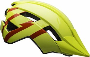 ヘルメット 自転車 サイクリング BELL Sidetrack II Youth Bike Helmet - Strike Gloss Hi-Viz/Red (20