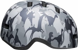 ヘルメット 自転車 サイクリング BELL Lil Ripper Youth Bike Helmet - Camosaurus Matte Gray/Silver 