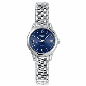 腕時計 ロンジン スイス Longines Flagship Automatic Blue Dial Stainless Steel Ladies Watch L42744966