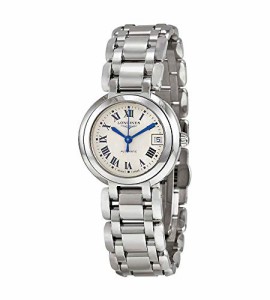 腕時計 ロンジン スイス Longines PrimaLuna Silver Dial Stainless Steel Ladies Watch L81114716