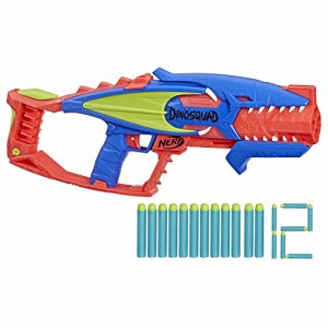 ナーフ アメリカ 直輸入 NERF DinoSquad Terrodak, 4 Blasting, Storage, 12 Elite Dart Foam Blasters, Di