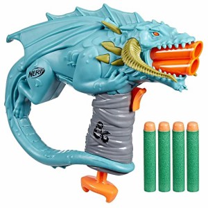 ナーフ アメリカ 直輸入 NERF Dungeons & Dragons Rakor Blaster, 4 Elite 2.0 Darts, Kids Outdoor Games,