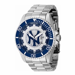 腕時計 インヴィクタ インビクタ Invicta Men's 43472 MLB New York Yankees Quartz Silver, White, Bl