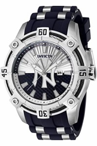 腕時計 インヴィクタ インビクタ Invicta Men's 43276 MLB New York Yankees Quartz Silver, Blue Dial