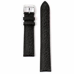 腕時計 シュパイデル アメリカ Speidel Leather Watch Band Black Buffalo Grain Replacement Strap,Sta