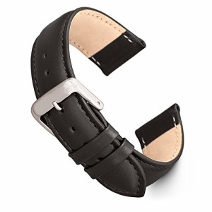 腕時計 シュパイデル アメリカ Speidel Genuine Leather Watch Band 17mm Black Calf Skin Replacement 