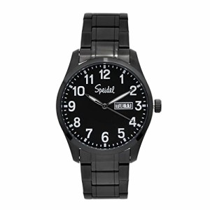 腕時計 シュパイデル アメリカ Speidel Men's Essential Metal Watch with Link Watchband Black with B