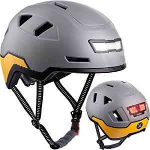 ヘルメット 自転車 サイクリング XNITO Bike Helmet with LED Lights - Urban Bicycle Helmet for Adul