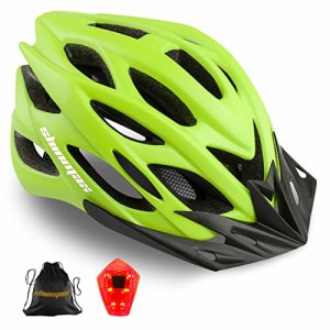 ヘルメット 自転車 サイクリング Bike Helmet Men Women, Shinmax Bicycle Helmet with Rear Light and