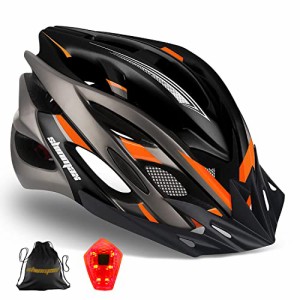 ヘルメット 自転車 サイクリング Bike Helmet Men Women, Shinmax Bicycle Helmet with Rear Light and