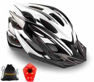 ヘルメット 自転車 サイクリング Bike Helmet Men Women, Shinmax Bicycle Helmet with Rear Light and