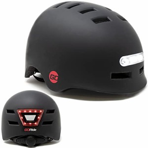 ヘルメット 自転車 サイクリング GoRide Bike Helmet - Rechargeable Front,Back LED Helmet Light Bic