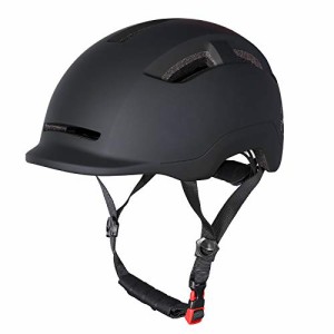 ヘルメット 自転車 サイクリング Adult Men Women Bike Helmet with Integrated Taillight for Urban C