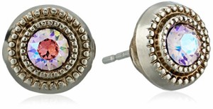 ソレリ ピアス アメリカ Sorrelli Women's Macrame Post Stud Earrings, Purple, 0.5