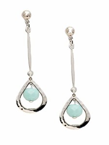 ソレリ ピアス アメリカ Sorrelli Roseta Dangle Earrings, Rhodium Finish, Seersucker, one size (EEC019