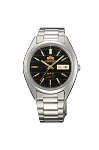 腕時計 オリエント メンズ Orient Tristar Men's Classical Automatic Black Textured Dial Watch AB00007