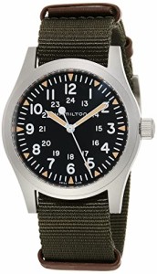 腕時計 ハミルトン メンズ Hamilton Watch Khaki Field Swiss Mechanical Watch 42mm Case, Black Dial, G