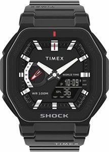 腕時計 タイメックス メンズ Timex Men's Command Encounter 54mm Watch - Black Dial Black Case Black 