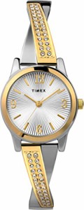 腕時計 タイメックス レディース Timex Women's Fashion Stretch Bangle 25mm Watch - Two-Tone Expans