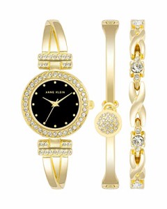 腕時計 アンクライン レディース Anne Klein Women's Premium Crystal Accented Bangle Watch and Brac