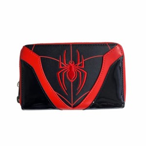 ラウンジフライ アメリカ 日本未発売 Loungefly Marvel Miles Morales Cosplay Zip Around Wallet Ma