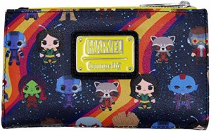 ラウンジフライ アメリカ 日本未発売 Loungefly x Marvel Guardians of the Galaxy Chibi Print Flap