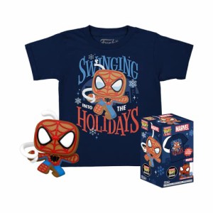 ファンコ FUNKO フィギュア Funko Pocket POP! & Tee: Marvel - Spider-Man - Spidey - Gingerbread - for C