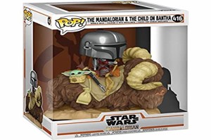 ファンコ FUNKO フィギュア Funko POP Pop! Deluxe: Mandalorian - Mandalorian on Bantha with Child, Mult