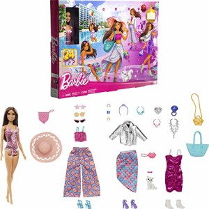 バービー バービー人形 Barbie Doll and Fashion Advent Calendar, 24 Clothing and Accessory Surprises L