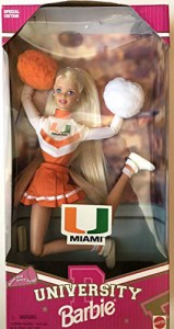 バービー バービー人形 University of Miami Special Edition Cheerleader Barbie Doll