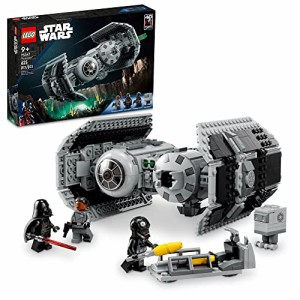 レゴ LEGO Star Wars TIE Bomber Model Building Kit, Star Wars Toy Starfighter with Gonk Droid Figure, Darth V