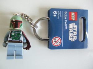 レゴ Boba Fett with Cape - LEGO Star Wars Minifigure Key Chain 2011 Design