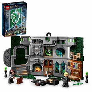 レゴ LEGO Harry Potter Slytherin House Banner Building Set 76410 - Hogwarts Castle Common Room Toy or Wall D