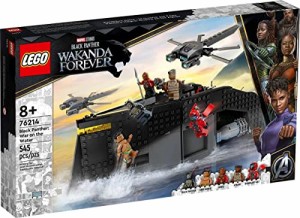 レゴ LEGO Marvel Black Panther: War on The Water, 76214 Wakanda Forever Buildable Boat Toy for Kids with 2 D