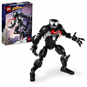 レゴ LEGO Marvel Venom Figure, 76230 Fully Articulated Super Villain Action Toy, Spider-Man Universe Collect