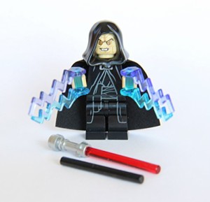 レゴ LEGO Star Wars Dark Side Exclusive Minifigure - Emperor Palpatine with Staff, Lightsaber, and Lightning