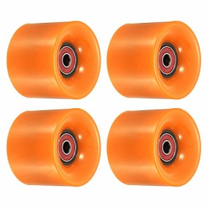 ウィール タイヤ スケボー PATIKIL 60mm Longboard Wheels with Bearings ABEC-9, 4 Pack Street Wheels f