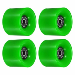 ウィール タイヤ スケボー PATIKIL 60mm Longboard Wheels with Bearings ABEC-9, 4 Pack Street Wheels f