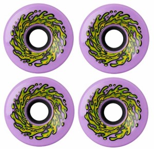 ウィール タイヤ スケボー SANTA CRUZ Slime Balls OG Slime Skateboard Wheels 66mm 78A Purple