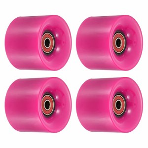 ウィール タイヤ スケボー PATIKIL 60mm Longboard Wheels with Bearings ABEC-9, 4 Pack Street Wheels f