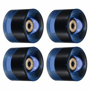 ウィール タイヤ スケボー PATIKIL 60mm Longboard Wheels with Bearings ABEC-11, 4 Pack Street Wheels 