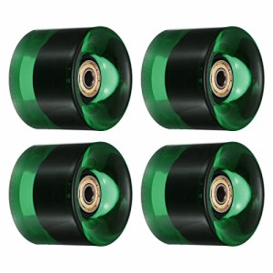 ウィール タイヤ スケボー PATIKIL 60mm Longboard Wheels with Bearings ABEC-11, 4 Pack Street Wheels 