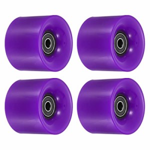 ウィール タイヤ スケボー PATIKIL 60mm Longboard Wheels with Bearings ABEC-9, 4 Pack Street Wheels f