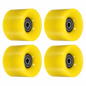 ウィール タイヤ スケボー PATIKIL 60mm Longboard Wheels with Bearings ABEC-9, 4 Pack Street Wheels f