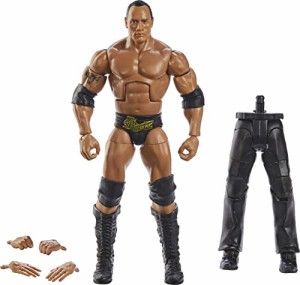 WWE フィギュア アメリカ直輸入 Mattel WWE The Rock WrestleMania Elite Collection Action Figure with