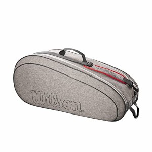 テニス バッグ ラケットバッグ WILSON Team Tennis Racket Bag - Heather Grey, Holds up to 3 Rackets