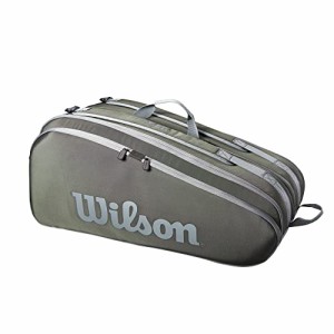 テニス バッグ ラケットバッグ Wilson Tour Tennis Racket Bag - Dark Green, Holds up to 6 Rackets