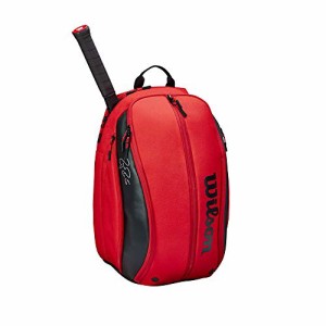 テニス バッグ ラケットバッグ Wilson RF DNA Tennis Racket Bag - Red, Holds up to 12 Rackets