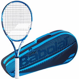 テニス ラケット 輸入 Babolat Evo Drive Lite Strung Tennis Racquet (4" Grip) Bundled with a Blue RH3 C