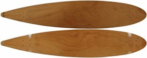 ロングスケートボード スケボー 海外モデル Moose Pintail Deck, 9 x 47", Natural